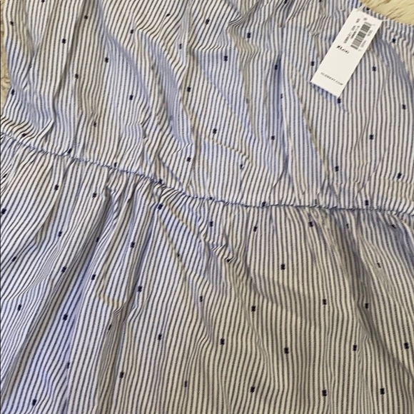 OLD NAVY Girl’s Blue Striped Spaghetti Strap Midi Dress Size XL NWT - Picture 4 of 8